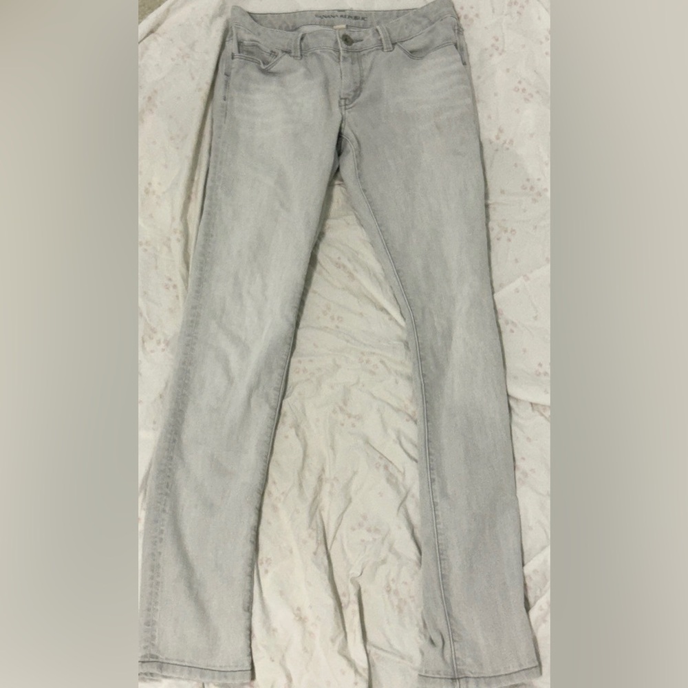 Banana Republic grey skinny jeans
